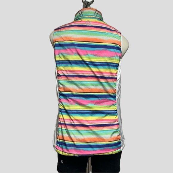 Sunice Maci Climaloft Lightweight Thermal Reversible Vest White/Multicolored - Picture 4 of 15